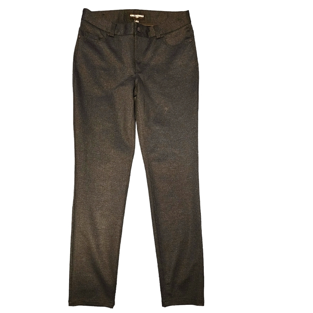 Karl Lagerfeld Navy Straight Leg Trouser size 6